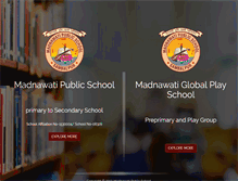 Tablet Screenshot of madnawatipublicschool.com